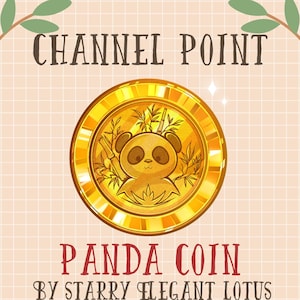 Punto de canal de Panda dorado, emoticones de moneda de Panda gigante, activo de transmisión de insignia de subtítulo de oso, superposición de Twitch de bosque, Discord, Youtube, GIF, Kick Mixer...