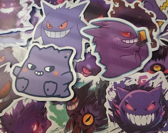 Gengar-klistermärkesmysteriepaket: Slumpmässig blindpåse