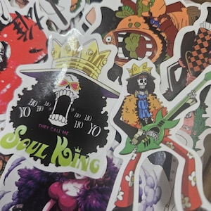 Mystery Sticker Pack One Piece Stickers Random Blind Bag Custom Mystery Pack of One Piece Stickers