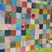 Funky Random Patchwork Quilt--queen-size--93x93--all Cotton Blanket ...