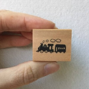 電車スタンプ こどもの顔 ピッコロスタンプシリーズ
