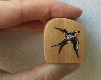 Bird Stamp - Woodland Stamp - Kodomo no Kao