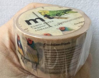 Bird Tape - mt ex - Washi Masking Tape - 2014 Tape Wide mt ex 30mm x 10m