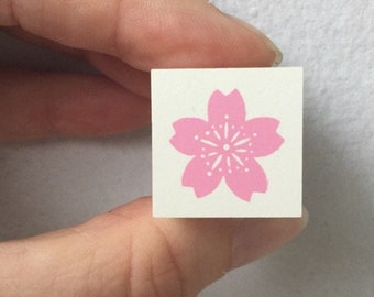 Flower Stamp - Japanese Blossom Stamp - Kodomo no Kao