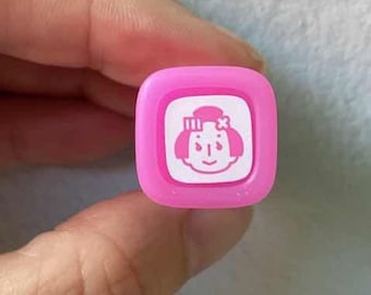 Geisha Stamp - Pilot Frixion Erasable Stamp - Planner Stamp (14mm)