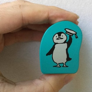 Cute Penguin Stamp - Kodomo no Kao - Hat - Discontinued Stamp