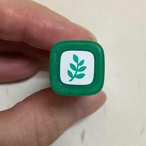 Blatt Stempel - Erasable Pilot Frixion Stempel - Selbstfärber Stempel - 14 mm quadratisch