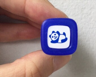 Panda Stamp - Erasable Stamp - Pilot Frixion Stamp - Tiny Schedule Stamp - Self Inking Stamp - 14mm square