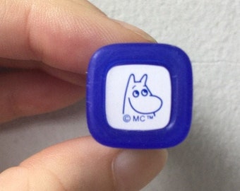 Moomin Stamp - Erasable Stamp - Pilot Frixion Stamp - Tiny Schedule Stamp - Self Inking Stamp - 14mm square