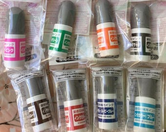 PICK ONE COLOUR - Ink Refill for Kodomo no Kao Self Inking Stamps - 5ml