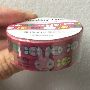 Miffy Tape - Miffy Masking Tape - Fish Tape - 15mm x 5M