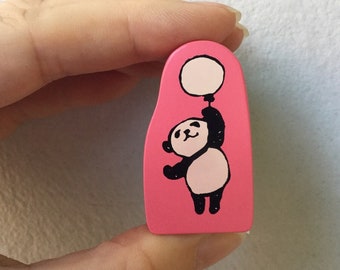 Cute Panda Stamp - Kodomo no Kao - Balloon Panda