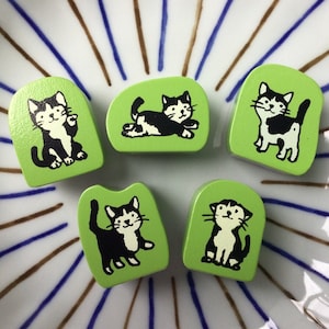 Cat Stamp Set - Kodomo no Kao - Set of 5