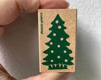 Christmas Tree Stamp - Christmas Stamp - Kodomo no Kao