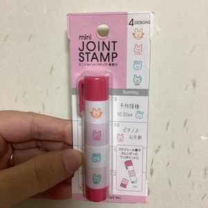 Kaninchen Stundenplan Stempel - Selbstfärbende Mini Gelenkstempel