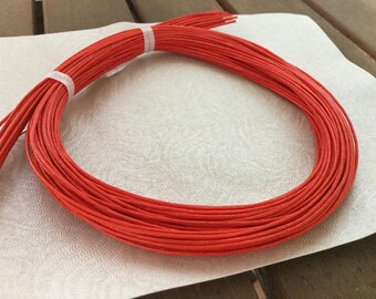 Red Mizuhiki Cords - 20 x 90cm length cords