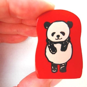 Panda Stempel - Verbeugung Panda Motivstempel Kodomo no Kao