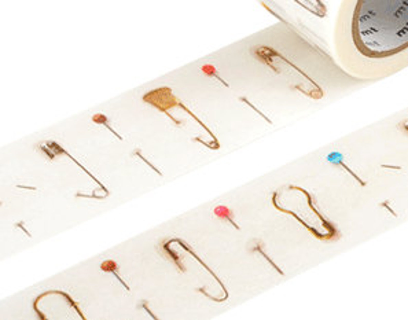 Sewing Washi Tape Wide Washi Needles and Safety Pins Mt Etsy