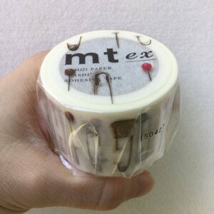 Sewing Washi Tape Wide Washi Needles and Safety Pins mt ex Masking Tape 35mm x 10m image 2