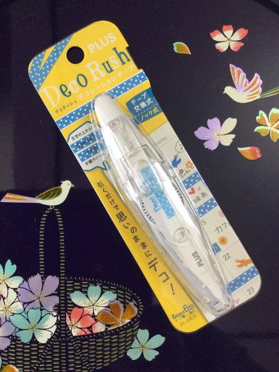 Dots Deco Rush 6mm Decoration Tape Blue With Dots Etsy