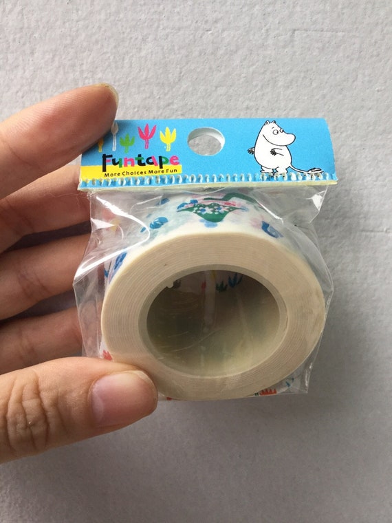 RARE Moomin Masking Tape Wide Roll 30mm X 15M 