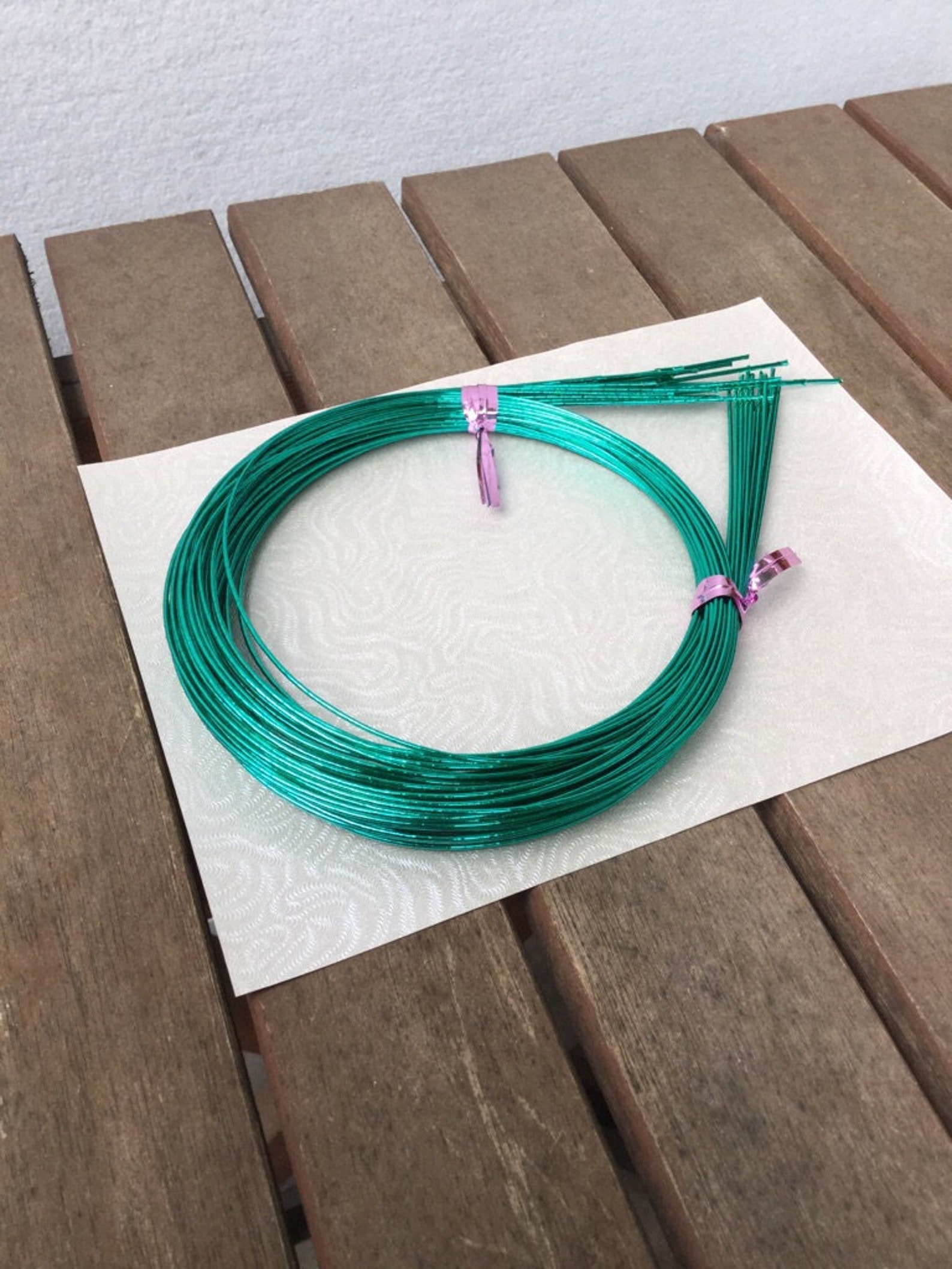 Green Mizuhiki Cords 20 Cords 90cm Length Cords Etsy