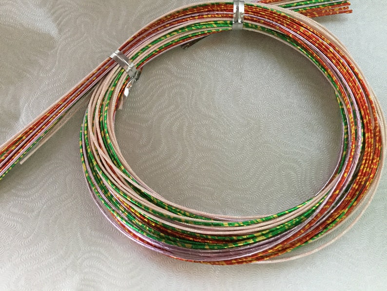 Mizuhiki Cords 20 Japanese Mizuhiki Cords in Pinks Greens Etsy