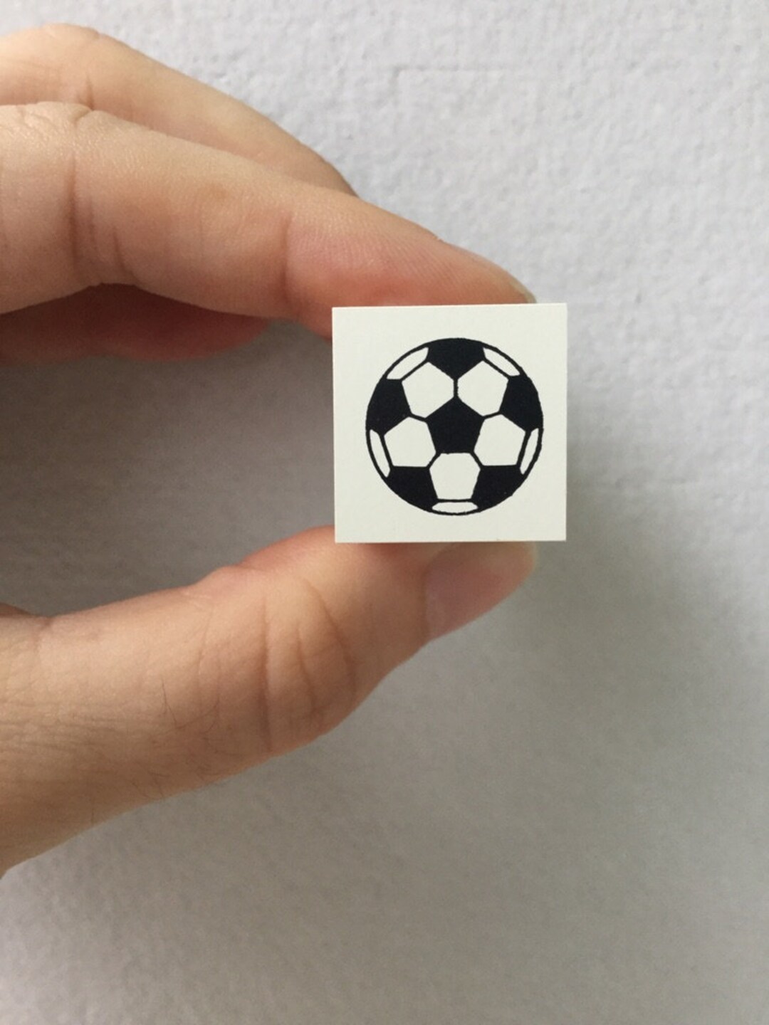 Soccer Ball Stamp Kodomo No Kao Etsy