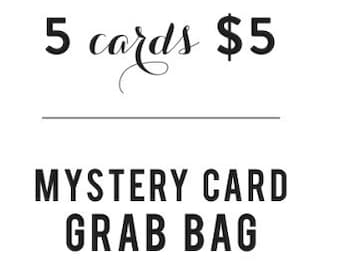 Mystery Karten Überraschung Grab Bag - 5 Karten