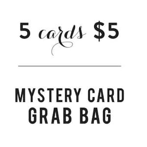 Bolsa sorpresa de cartas misteriosas - 5 cartas