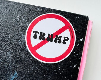 No Trump Die-Cut Aufkleber