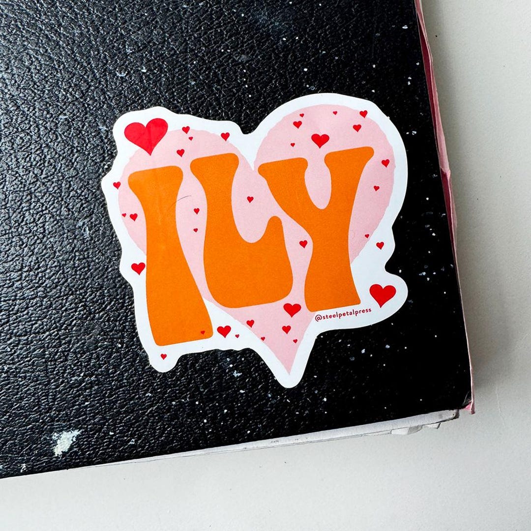 ILY Die-cut Sticker - Etsy