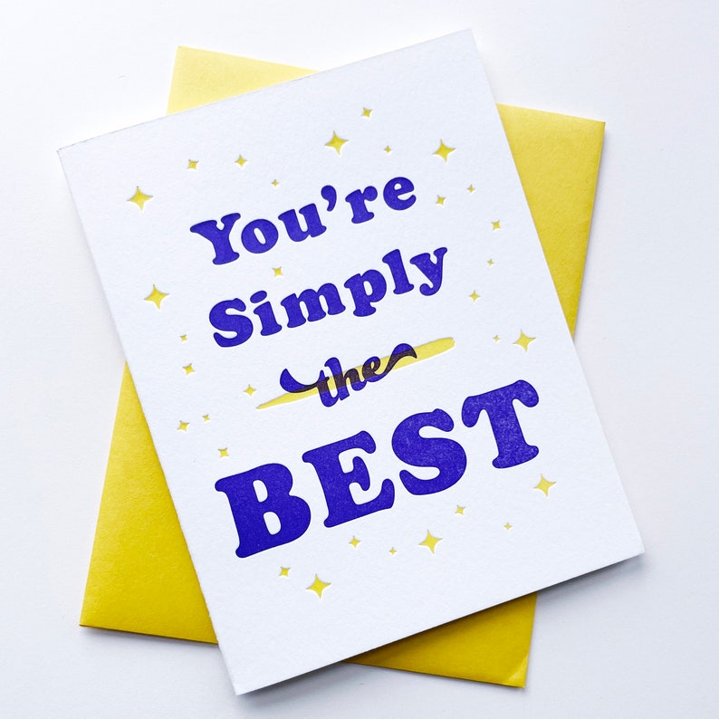 Simply the Best Love and Friendship Greeting Card image 2