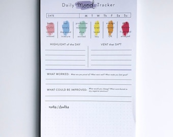 Notepads - Rainbow Mood Tracker