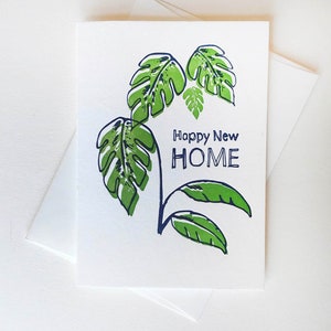 Happy New Home - Carte typographique New Home