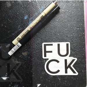 Fake gestanzter Sticker