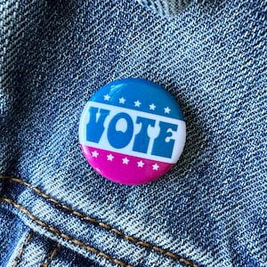 Vote 1&quot; Round Button