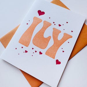 ILY - Love, Friendship, Anniversary and Valentine&#39;s Day Greeting Card