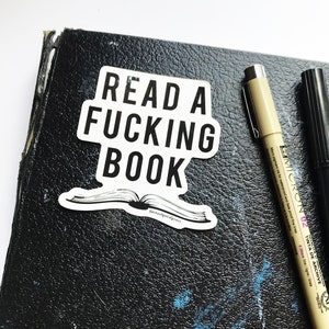 Sticker - Read a Fucking Book