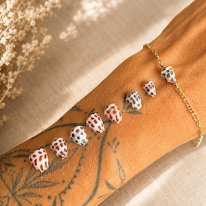 Hawaiian Shell Bracelets (HEBREW)- 14k Gold Filled