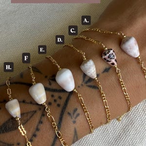 Hawaiian Shell Bracelets - 14k Gold Filled