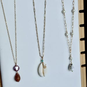 Unique Hawaiian Shell Necklace - 14k Gold Filled