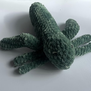 Greenbean the grasshopper - medium amigurumi plush