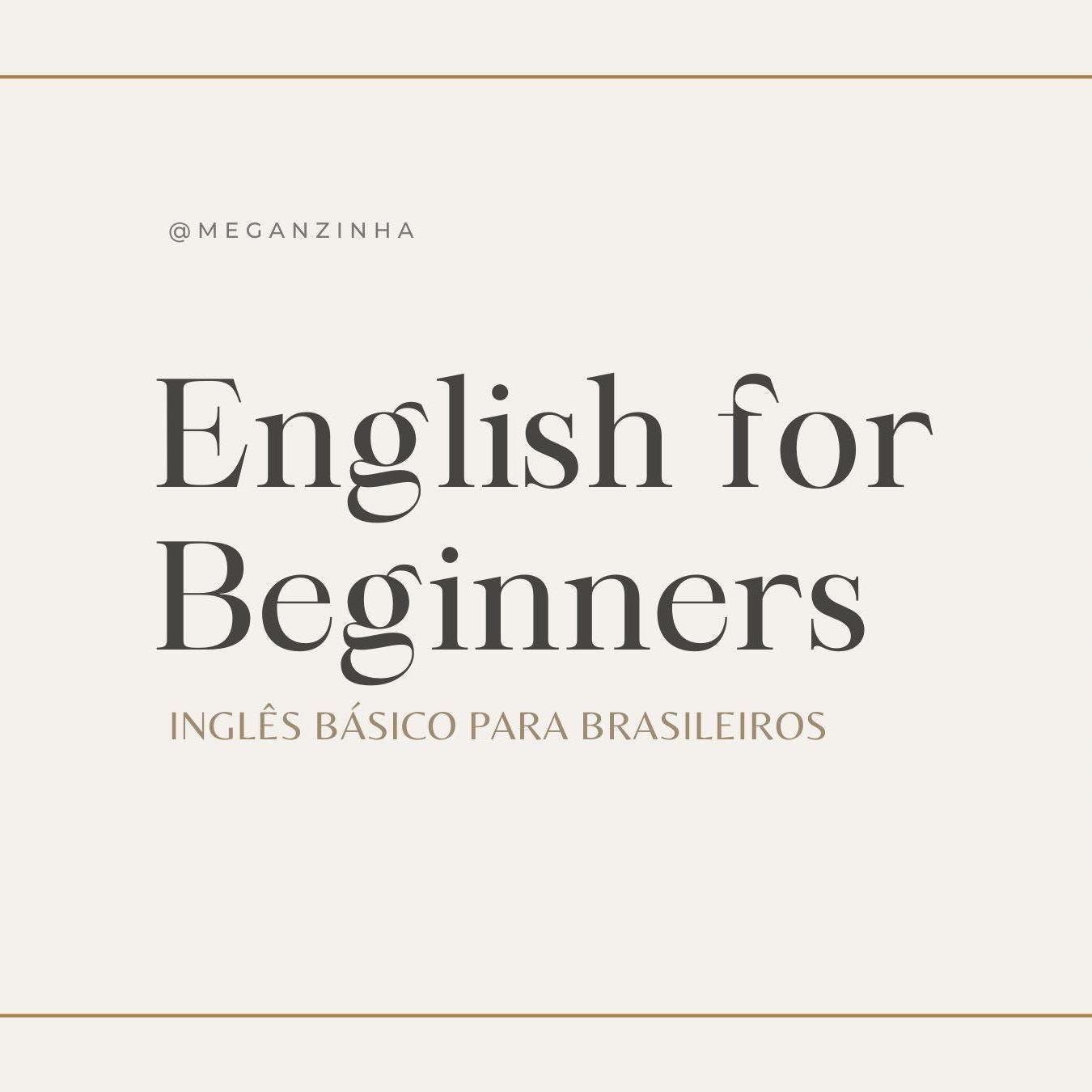 Curso de Inglês para Brasileiros, Inglês Básico, Basic English Course, English grammar, language learning class, English course with videos