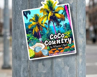 Coco Country Paradise Kiss-Cut Stickers | Vinyl Sticker Sheet
