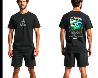 SaltyAlohaHawaii T-Shirt, Beach Vibes Tee, Unisex Cotton Shirt, Ocean Lover Top, Aloha Apparel