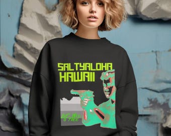 We Must Remember to "Live Wild and Free" and You Can Do So In This Crewneck Sweatshirt, Super Cozy, Lounge Pullover.