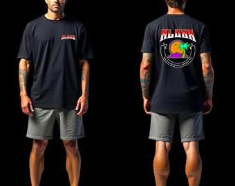 Vintage SaltyAlohaHawaii Apparel Co Unisex T-shirt, Retro Beach Tee, Summer Surf Top, Beach Lover Gift, Hawaiian Graphic Shirt