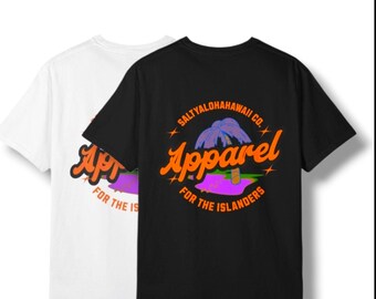 SaltyAlohaHawaii T-shirt, Aloha Apparel, Salty Vibes Tee, Beach Lover Gift, Hawaiian Clothing, Summer Vacation Shirt