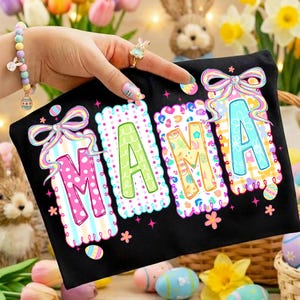 Easter Mama Png, Coquette Bow Png, Retro Easter Png, Mama Png, Spring Png, Sublimation Png, Mom Png, Easter Egg Png, Happy Easter Png